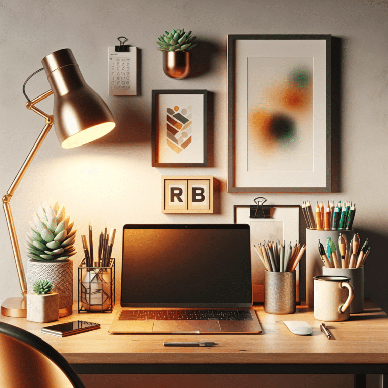 Rent-Friendly Desk Decor Ideas