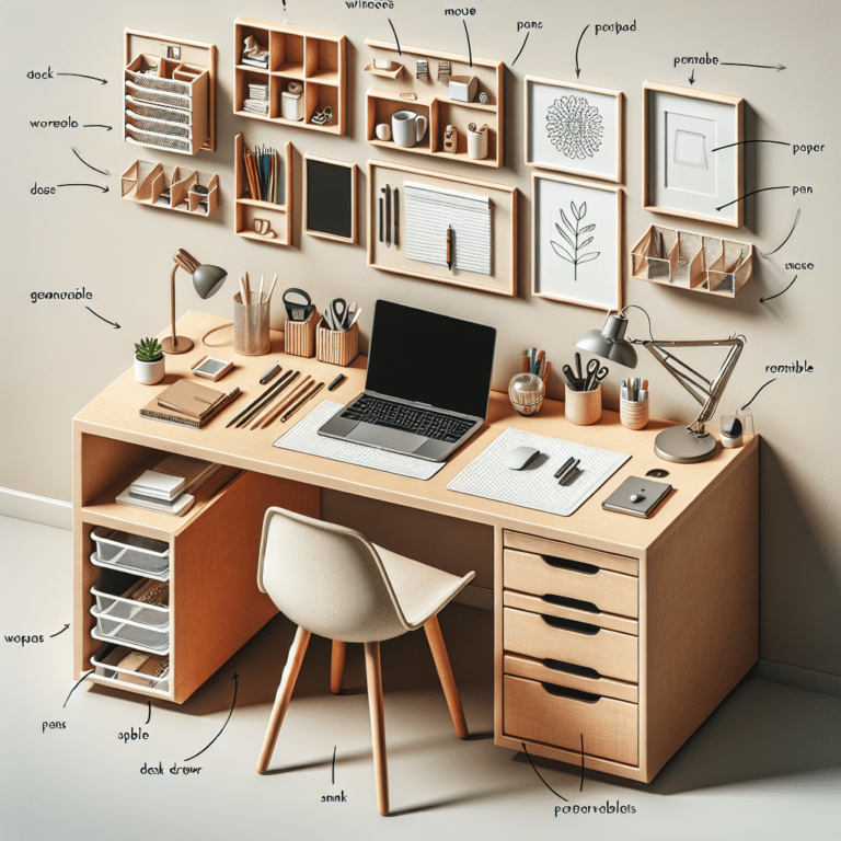 Organizing Small Desks without Permanent Fixtures