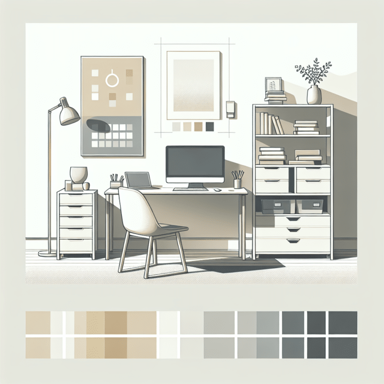 Neutral Color Palettes for Home Office Rentals