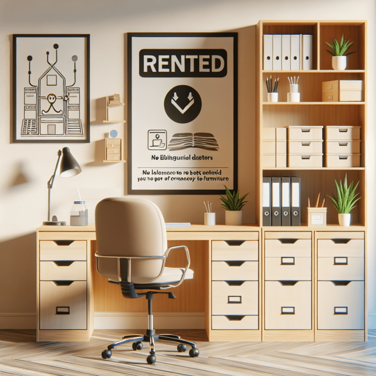 Ensuring Safety: Tips for Renting Office Furniture