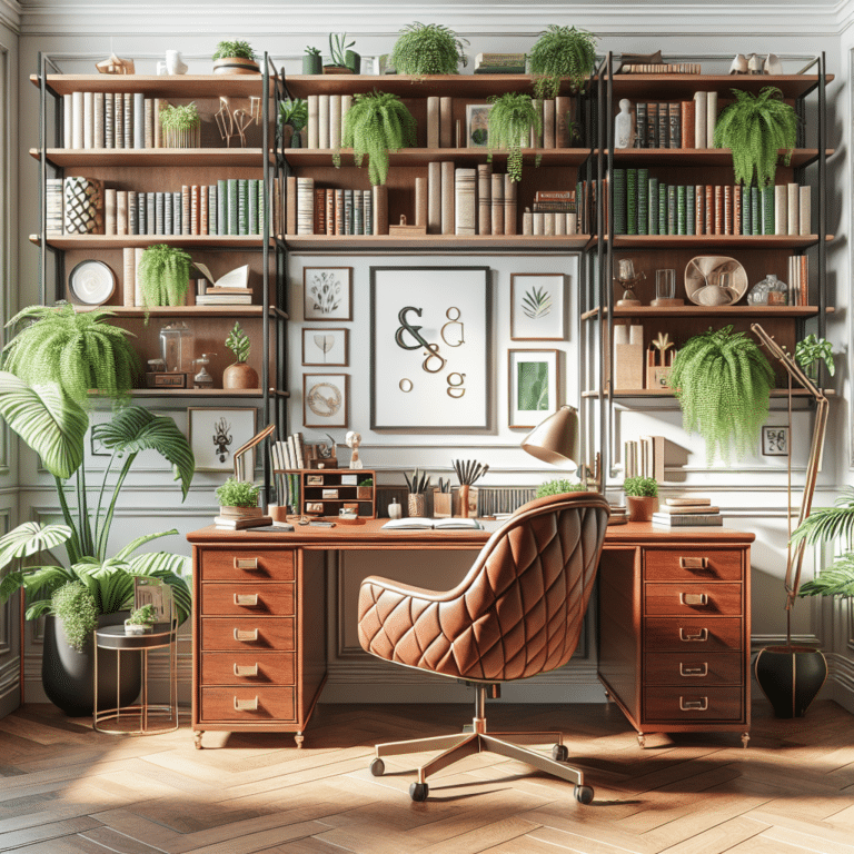Decorating Your Home Office in a Rental: No Drills Required