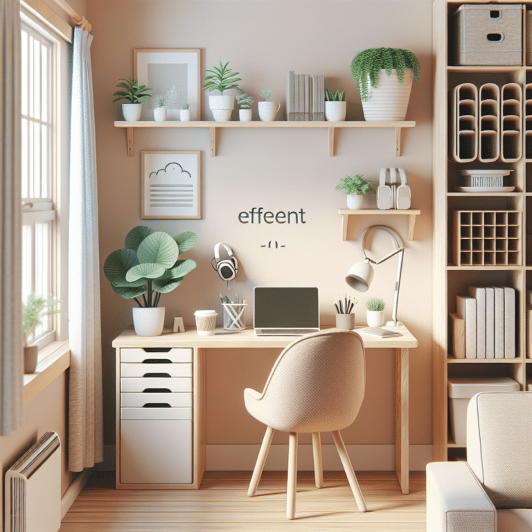 Creating a Productive Corner in a Small Rental Apartment