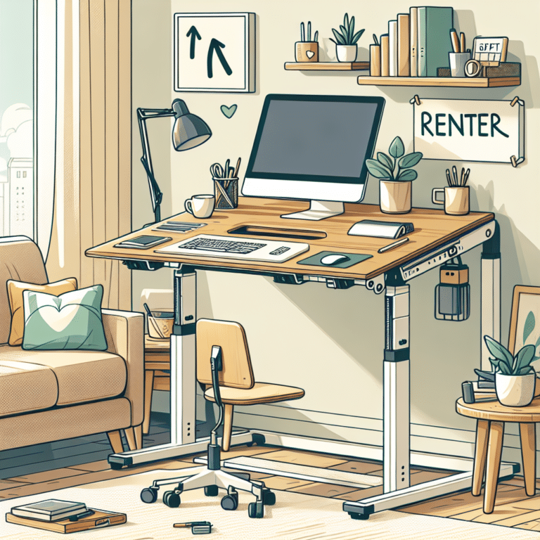 Adjustable Desks for Renter-Friendly Setups