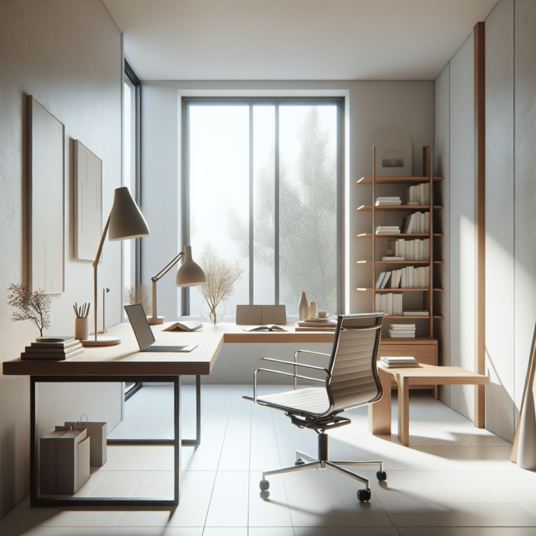 Balancing Minimalism and Functionality in a Home Office