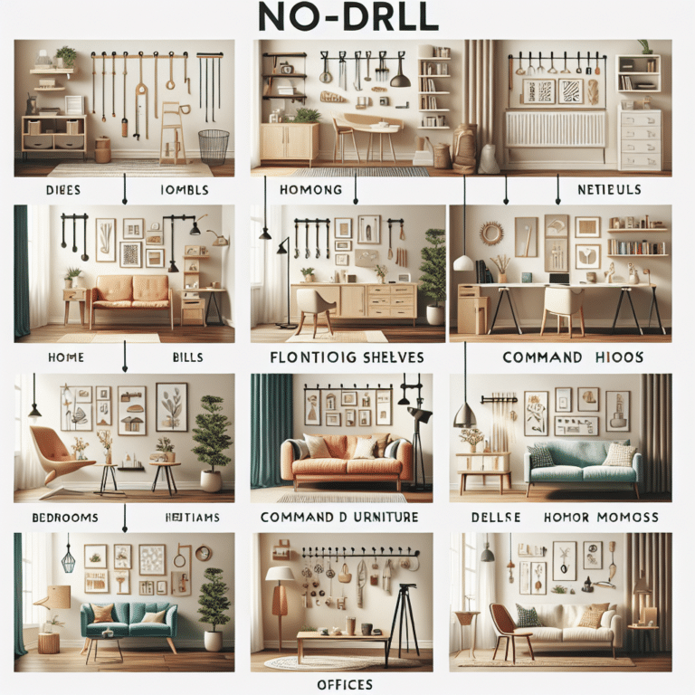 Furniture Ideas Without Drilling Walls