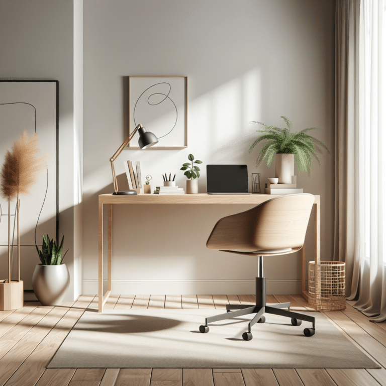 The Art of Minimalism in Rental Home Offices