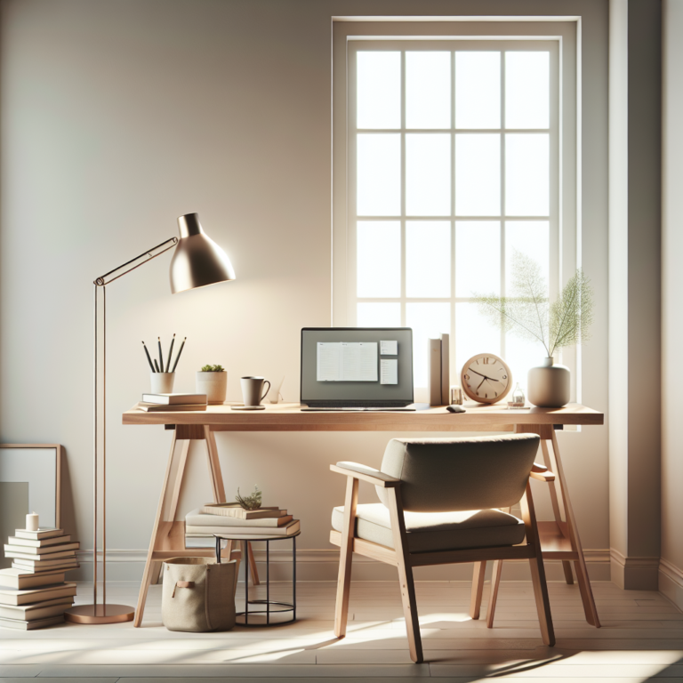 Temporary Home Office Solutions for Minimalist Renters