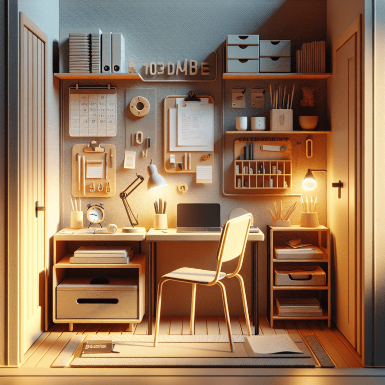 Space-Saving Furniture for Home Offices