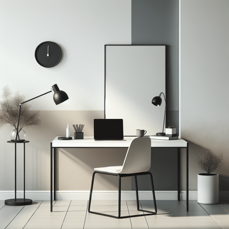 Minimalist Decor in Temporary Workspaces: Simple Office Ideas for Renters