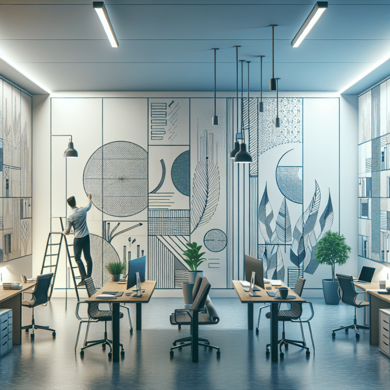 Revamping Your Walls: Temporary Wallpaper and Wall Decals for Offices