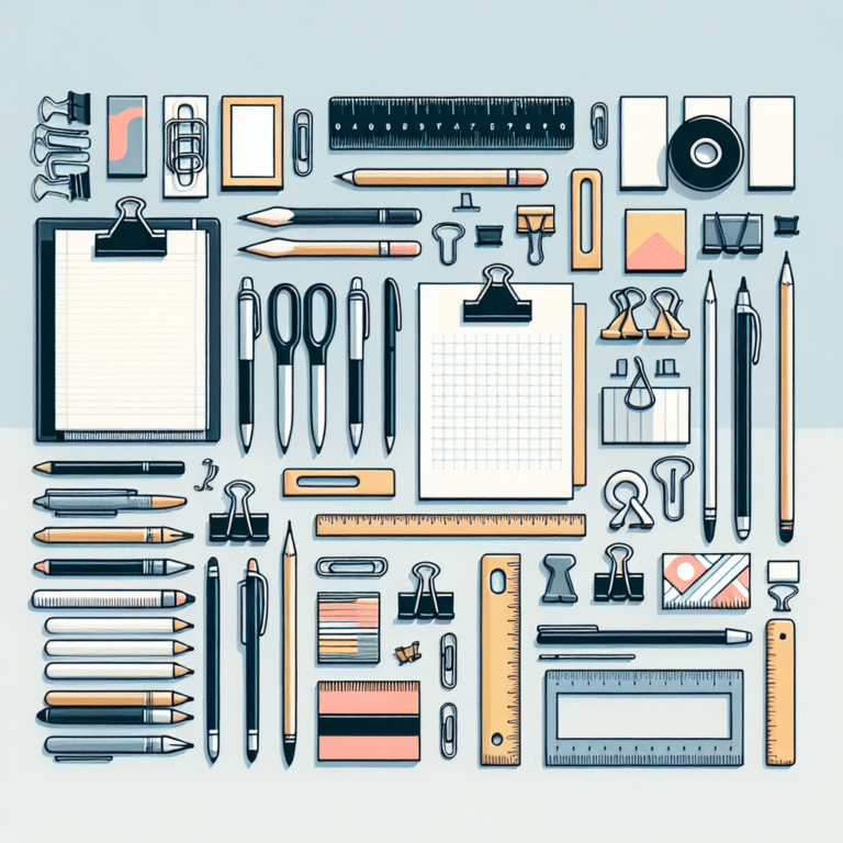  "Crafting Efficiently with Stationery