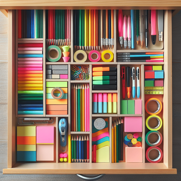 Embracing Efficiency: Organizing your Stationery Drawer