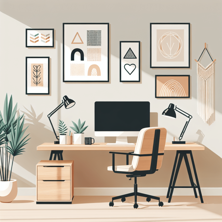 Renters Guide to Wall-Safe Office Decor