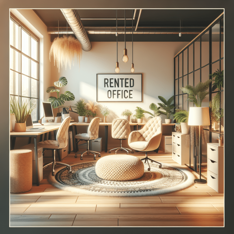  "Crafting Coziness in a Rented Office Space