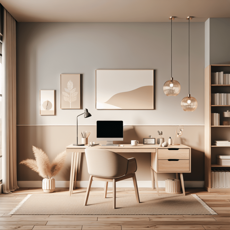  "Decoding the Neutral Color Palette for Rental Home Offices