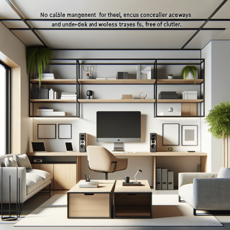 Cable Management Solutions for Minimalist Home Offices