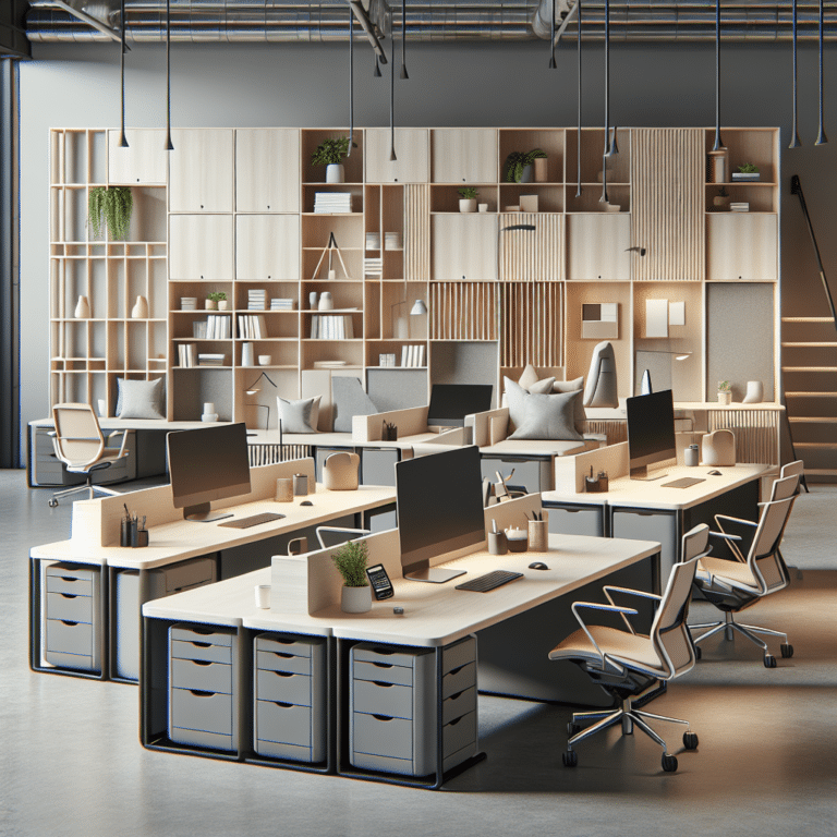 Rental-Friendly Modular Office Furniture