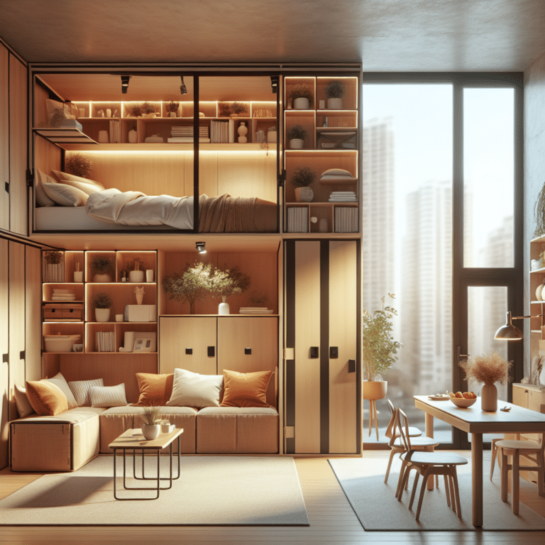 Space-Efficient Furniture for Urban Apartments