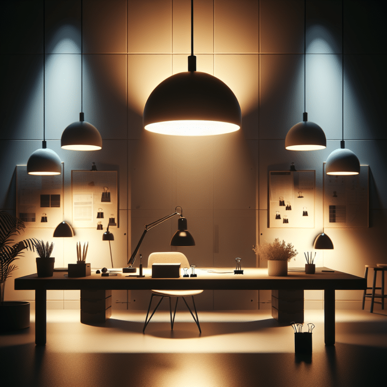  "Shedding Light on Minimalist Lighting for a Rented Office Space