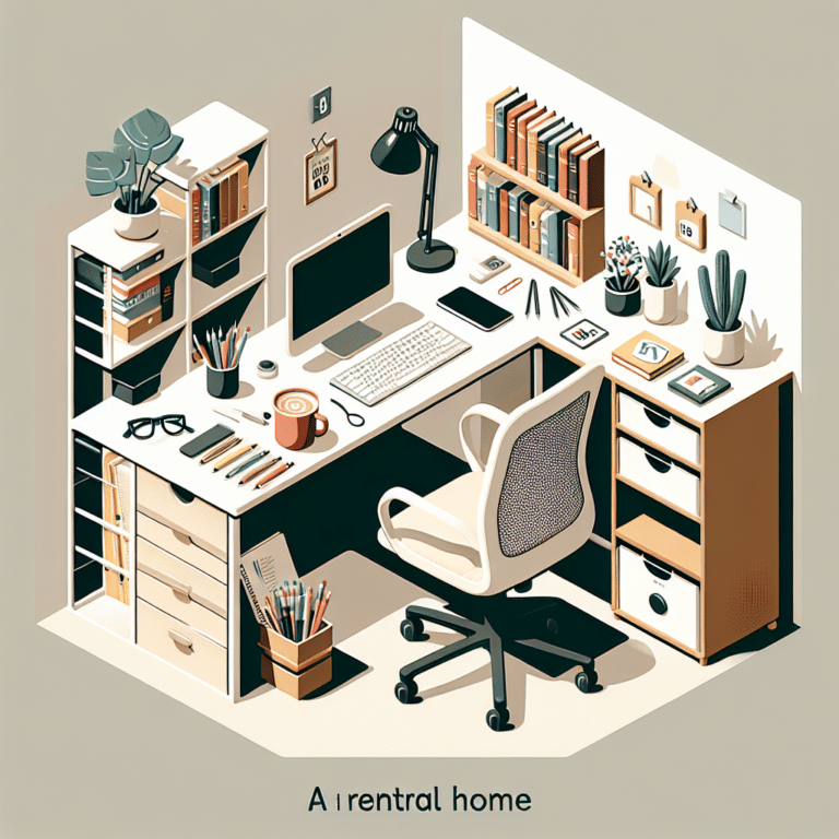 A Guide to Decluttering a Rental Home Office