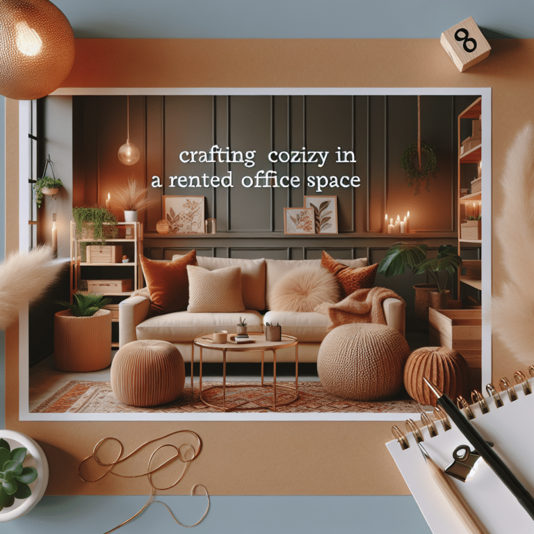  "Crafting Coziness in a Rented Office Space