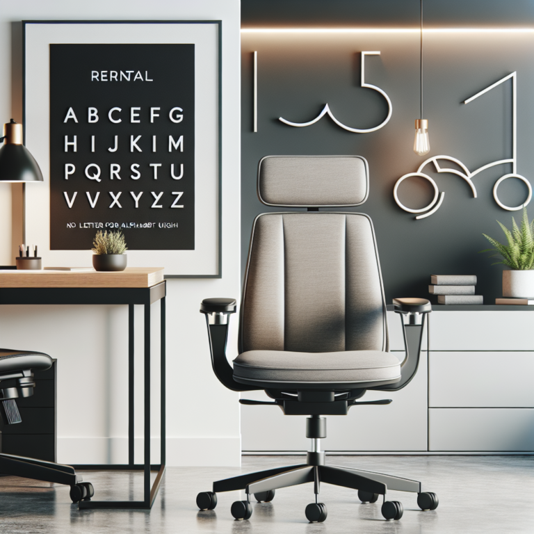 Rental-Friendly Ergonomic Office Chairs