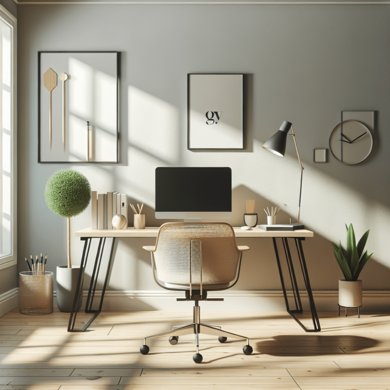 Revitalize Your Workspace: Minimalist Office Decor for Rental Homes