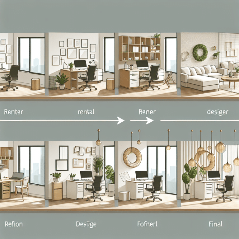From Renter to Interior Designer: Minimalist Office Ideas