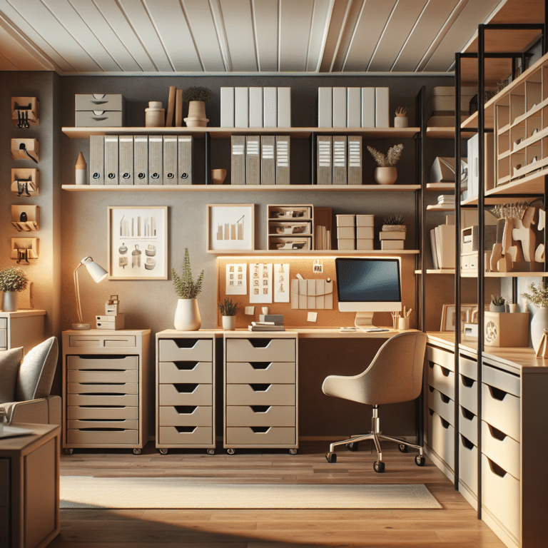 Strategic Storage Solutions for Small Home Office Spaces